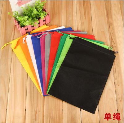 China Manufacturer Custom Print Logo Drawstring Bag Recyclable Non Woven Small Drawstring Shopping Bag for sale