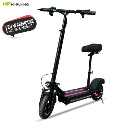 China Unisex EU Warehouse Off Road Electric Big Power Scooter Spin Folding Electric Scooter 10inch for sale