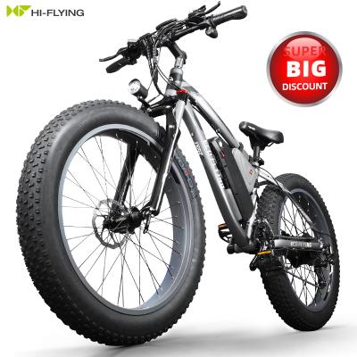 China Aluminum Alloy 26' 48V 1000W Green Power Electric Fat Tire Bicycle Beach Snow Electric Bike Ebike For Europe Warehouse for sale