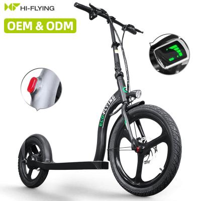 China Europe New Arrival Hiflying Unisex Color Big Wheel 36V 350W 10Ah Optional Foldable Adult E-scooter for sale