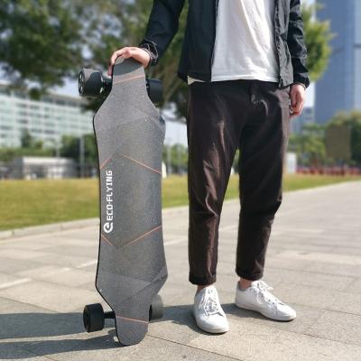 China Youth EU Stock Door To Door Shipping Board Long Skateboard Dual Motor 450W Electric Skateboard Canadian Maple Skateboard for sale