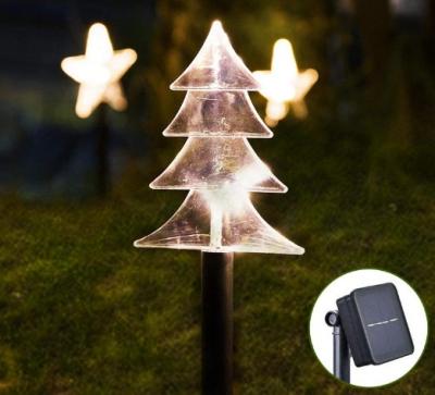 China Solar Christmas Light Outdoor Decor Outdoor Waterproof Led Lawn Lights Garden Landscape Decorative Lamp for sale