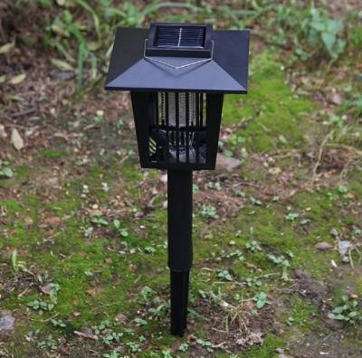 China Factory Direct Sales LED Mosquito Square Outdoor Waterproof Solar Lawn Light Mosquito Light Two-speed Dual-function White Purple White for sale