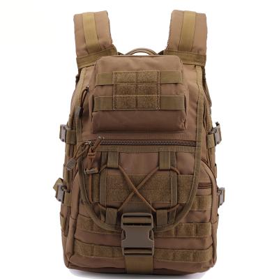 China Custom 35L Anti-theft Logo Mountaineering Camouflage Molle Army Military Tactical Backpack for sale