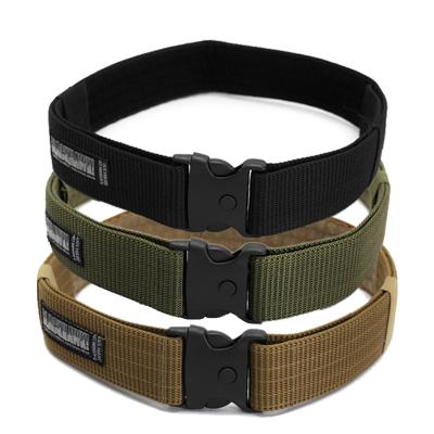 China OEM Premium Custom Logo Polypropylene Factory Tactical Military Belt With Quick Release Buckles for sale