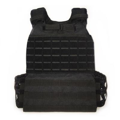 China Hot sale tactical laser cut fitness plate carrier workout equipment molle army tactical military gym weighted vest for crossfit for sale