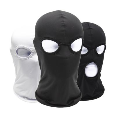 China breathable & Waterproof 2 Hole 3 Hole Motorcycle Summer Mask Custom White Balaclava for sale