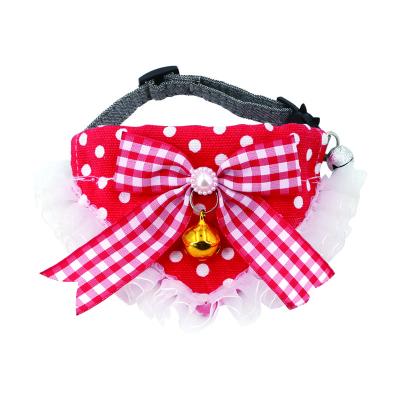 China Beautiful Christmas Gift Viable High Quality Adjustable Pet Neck Tie Dog Bow Tie Dog Collars for sale