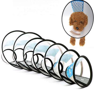 China Padded Elizabethan Collar 8 Different Sizes Adjustable Plastic Customizable Dog Mouth Anti-bite Healing Beauty Padded Collar for sale