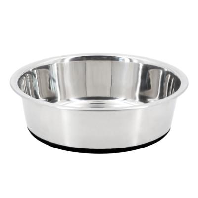 China Viable Customized Multi-size Wholesale Hammered Stainless Steel Dog Food Bowl Pet Bowl for sale