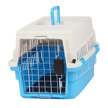 China Small Plastic Carrier Cat Trap Cage , Breathable Outdoor Pet Travel Facilities Pet Cages Carriers Houses for sale