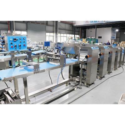 China food & Industrial Full Automatic Dry Beverage Factory Pasta Hand Cake Production Line Equipment for sale