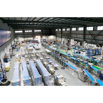 China food & Automatic Beverage Factory Stainless Steel Puff Pastry Croissant Making Machine Puff Meat Pie Production Line for sale