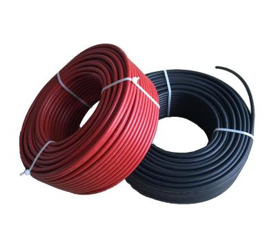 China PV1-F 1000V Underground Twin DC 4mm2 Single Core Solar Cable 4mm for sale