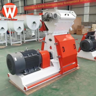 China Automatic Animal Feed Pellet Poultry Animal Feed Shredder Machine Price for sale