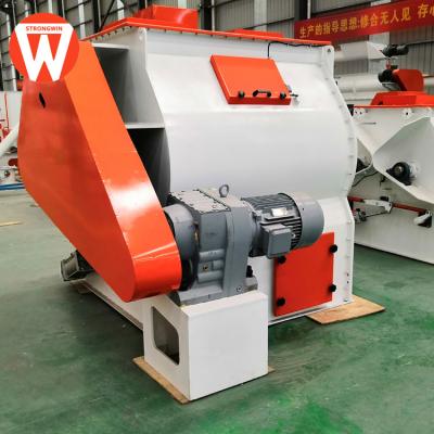 China Make Animal Feed For Poultry Cow Cattle Feed Horizontal Grinder And Mixer Machine for sale