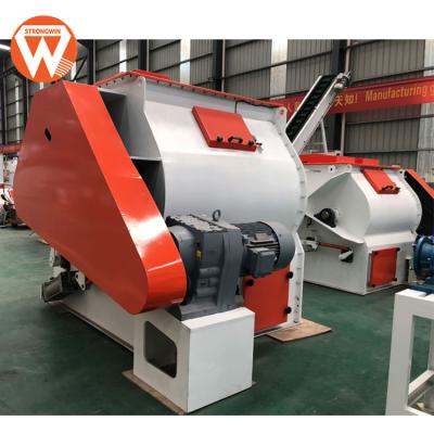 China Mixer Feed Powder Double Shaft Sheep Cattle Feed Making Machine Mixer In Nigeria for sale