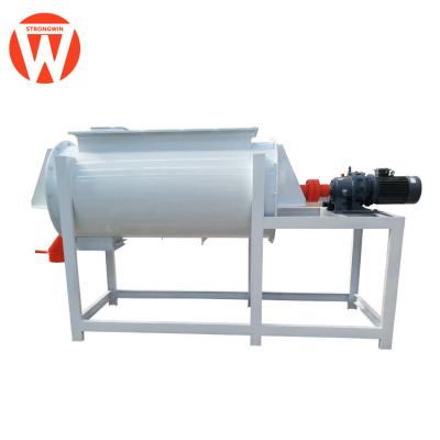 China Powder Strongwin Double Shaft Cattle Cow Feed Mixer Machine for sale