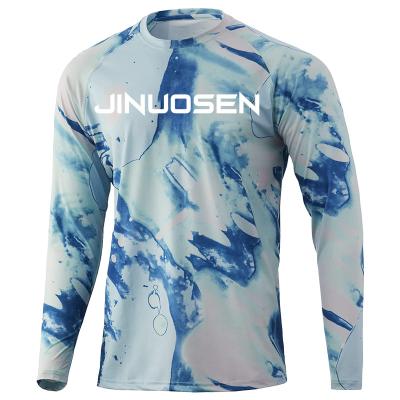 China Fishing Antibacterial Empty Shirts For Men Factory Custom OEM Style Anti UV Waterproof Polyester Outdoor Premium Premium for sale