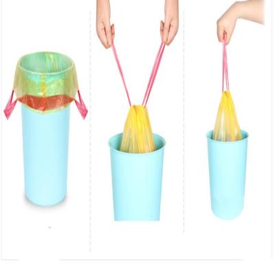 China Recyclable Drawstring Garbage Bag For Kitchen for sale