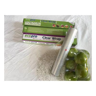 China High Quality Moisture Proof Kitchen Cling Film Food Wraps Convenient Point Type Cling Film for sale