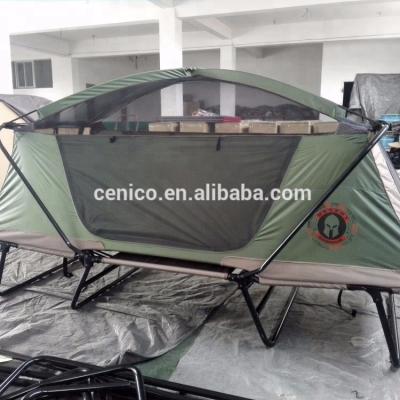 China Diagonal Bracing Type Unique Design Camping Tent Cradle , Sleeping Camping Tent With Bed for sale