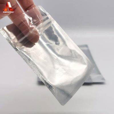 China Customized Moisture Proof Printed Laminated Mylar Ziplock Bags For Gummy Candy Packaging 3 Side Seal Sweet Bag for sale