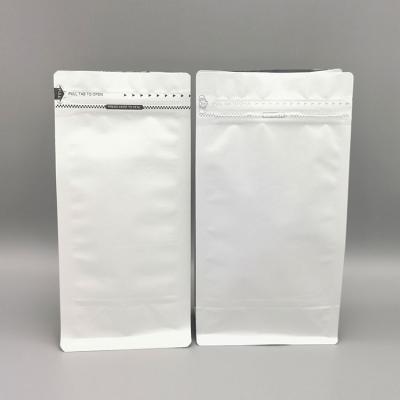 China Flat Bottom Zipper Food Coffee Packaging Pouch Moisture Proof Bag for sale