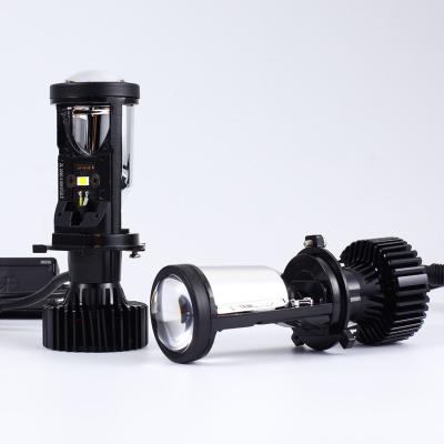 China Super bright 12V 6000K Y6D H4 led projector headlight car lamp bulb high low beam good light model hid projector for len for Camry car for sale