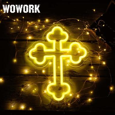 China Waterproof 2022 WOWORK New Products 5V Store Window Display Home Custom Acrylic Light Up Halloween Neon Signs For Festival Decoration for sale