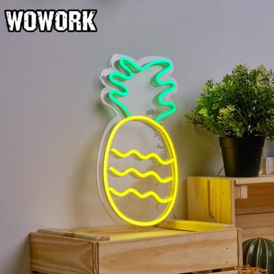 China Flamingo Waterproof Small Cocos Birthday Gifts WOWORK Neon Sign Flexible Light with 5v USB Wires for Home Decor for sale