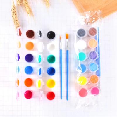 China High Quality Acrylic Promotion Child Safety Is Washable Paint Watercolor 12-2ml Color for sale