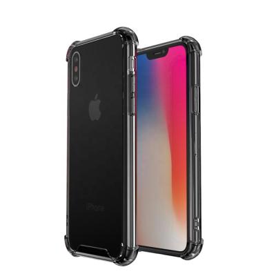 China Wholesale Price Thick Drop Resistance Transparent Phone Protective PC 1.0mm TPU Back Case For iPhone X Xr Xs Xs Max for sale