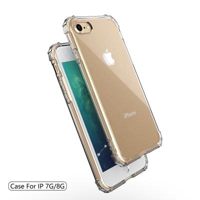 China Protective Transparent Cell Phone Cover For iPhone 8 Soft Clear TPU Phone Case For iPhone 8 Plus for sale