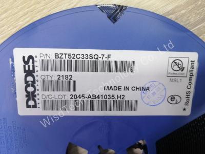 China BZT52C33SQ-7-F Zenerdiode 33 V 200 mW ±6,06% Oberflächenbefestigung SOD-323 zu verkaufen