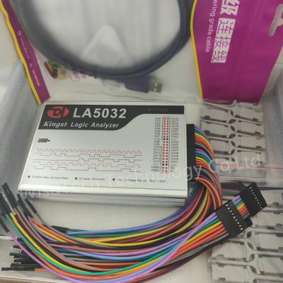 China Kingst LA5032 Analisador de lógica USB 500M Máxima tasa de muestreo 32 canales 10B Muestras MCU ARM FPGA en venta