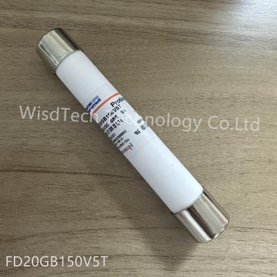 중국 FD20GB150V5T 고속 실린더식 피지 보호기 크기 20x127 gR (gRB) 1500VDC IEC 5A 스트라이커와 함께 판매용