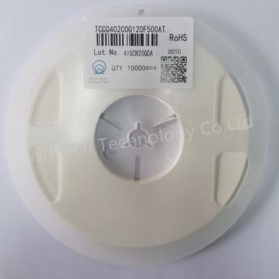 China Ceramic Capacitors TCC0402COG0R5B500AT Multilayer chip ceramic capacitors  CCTC 0402 COG 0R5 50V   SMD  capacitor MLCC for sale