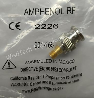 China 901-165 RF Adapters - Between Series BNC PLUG TO SMA JACK VSWR:1.3MAX DC-4GHz for sale