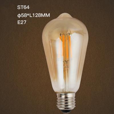 China 4wHigh Degree Residential Grade Warm White Dimmable 360 ​​String Lighting Replacement Led Filament Bulbs Vintage Edison Lamp for sale