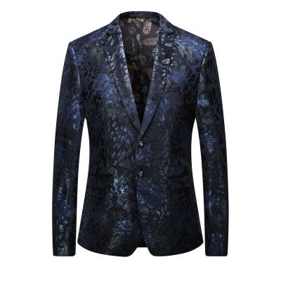 China 2020 Anti-wrinkle Men's Blazer Slim Fit Social Spring Autumn Fashion Mens Wedding Dress Business Casual Jackets for sale