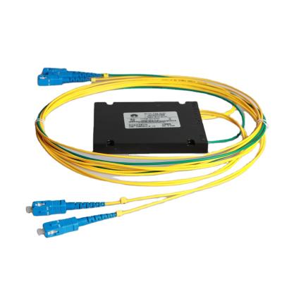 China FTTH 1*4 PLC Splitter SC Fiber Optic Splitter (Planar Light Circuit) for sale