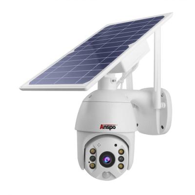 China ANSPO NIGHT VISION Long Camera 1080p Night Vision Solar Panel 4G Simcard Outdoor Wireless Waterproof Backup Camera for sale