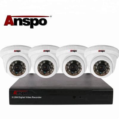 China NIGHT VISION Size Quality With Good Price AHD Dome Camera Kit 1.3MP AHD Indoor CCTV KIT for sale