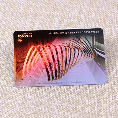 China Christmas Loyalty Gift PVC Plastic Full Color Printing Customized Card for sale