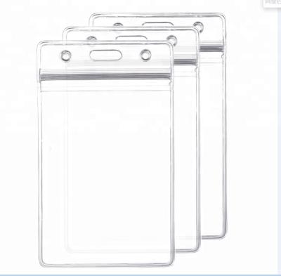 China Durable Soft Transparent Plastic New Products Credit /id Card Holder Recyclable for sale