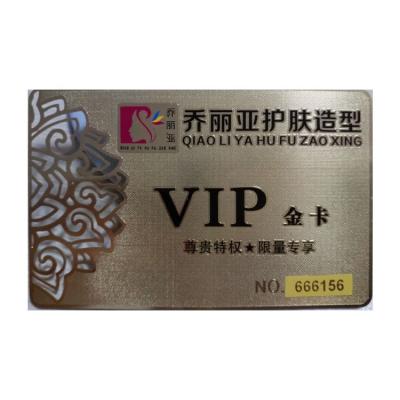 China Europe Factory Price Custom Laser Cut Metal Business Card for sale