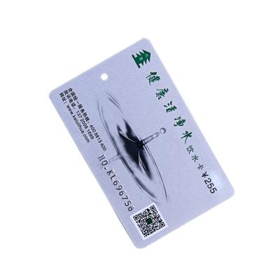 China Library and campus factory price PVC store\club\card with QR code printing plastic card with QR code for sale