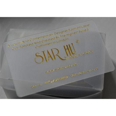 China High quality silver hot stamping transparent business cards hotel hot sale good prices for sale