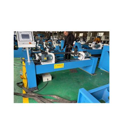 China Metal object guaranteed quality double head pipe cutting and chamfering machine steel plate chamfering machine for sale